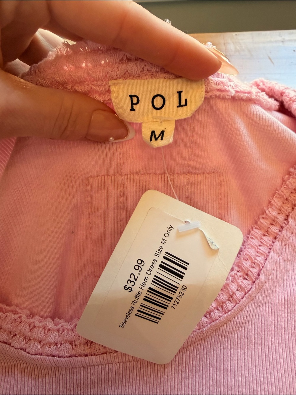 POL Pink Sleeveless Ruffled Tank Top - Picture 4 of 8